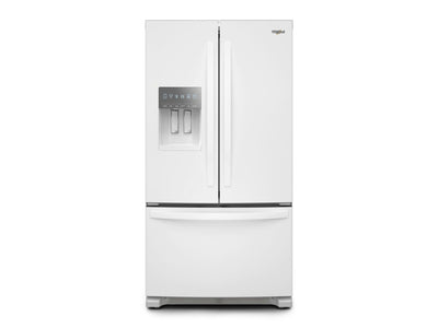 Whirlpool White French Door Refrigerator (24.7 Cu.Ft.) - WRFF3436RW