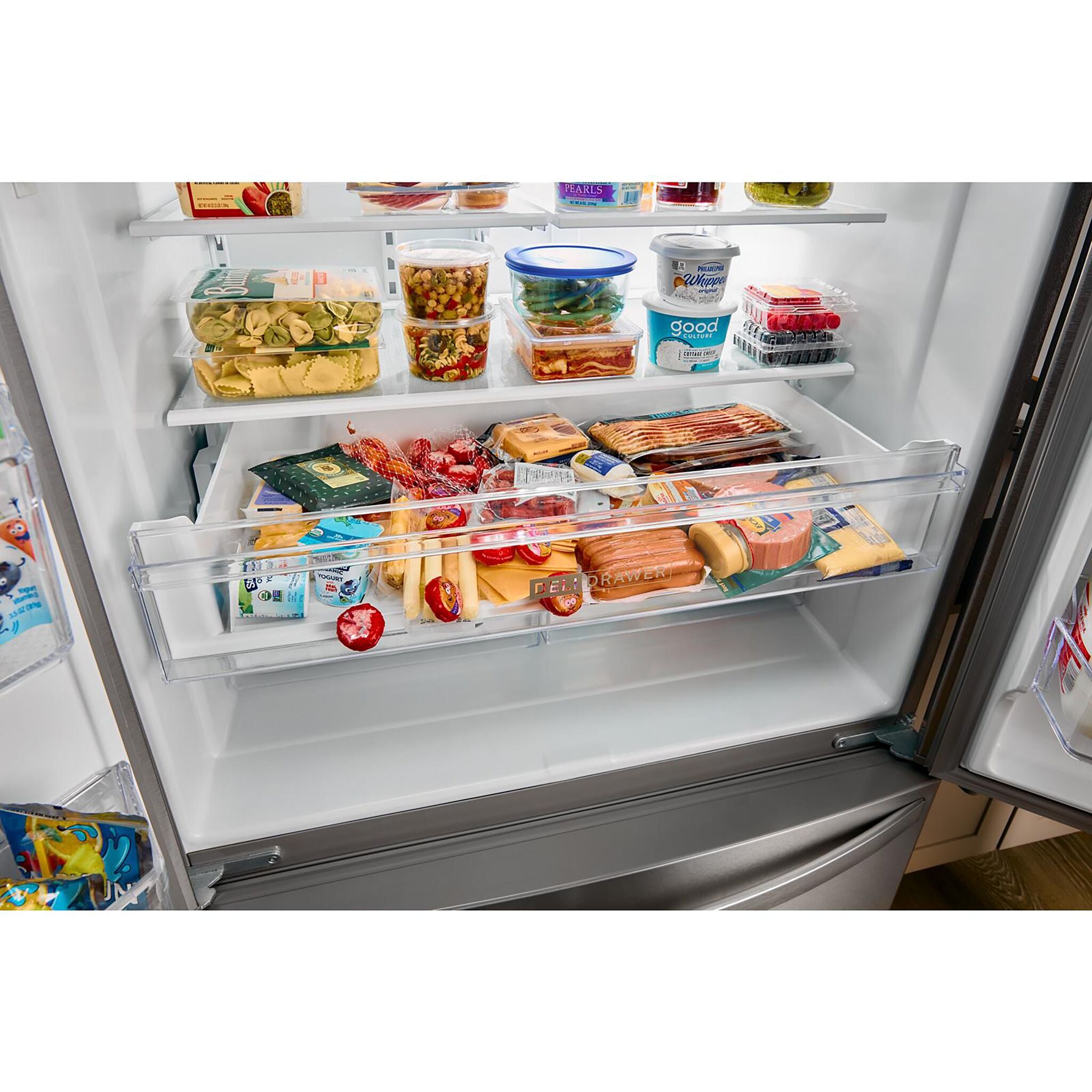 Whirlpool White French Door Refrigerator (24.7 Cu.Ft.) - WRFF3436RW