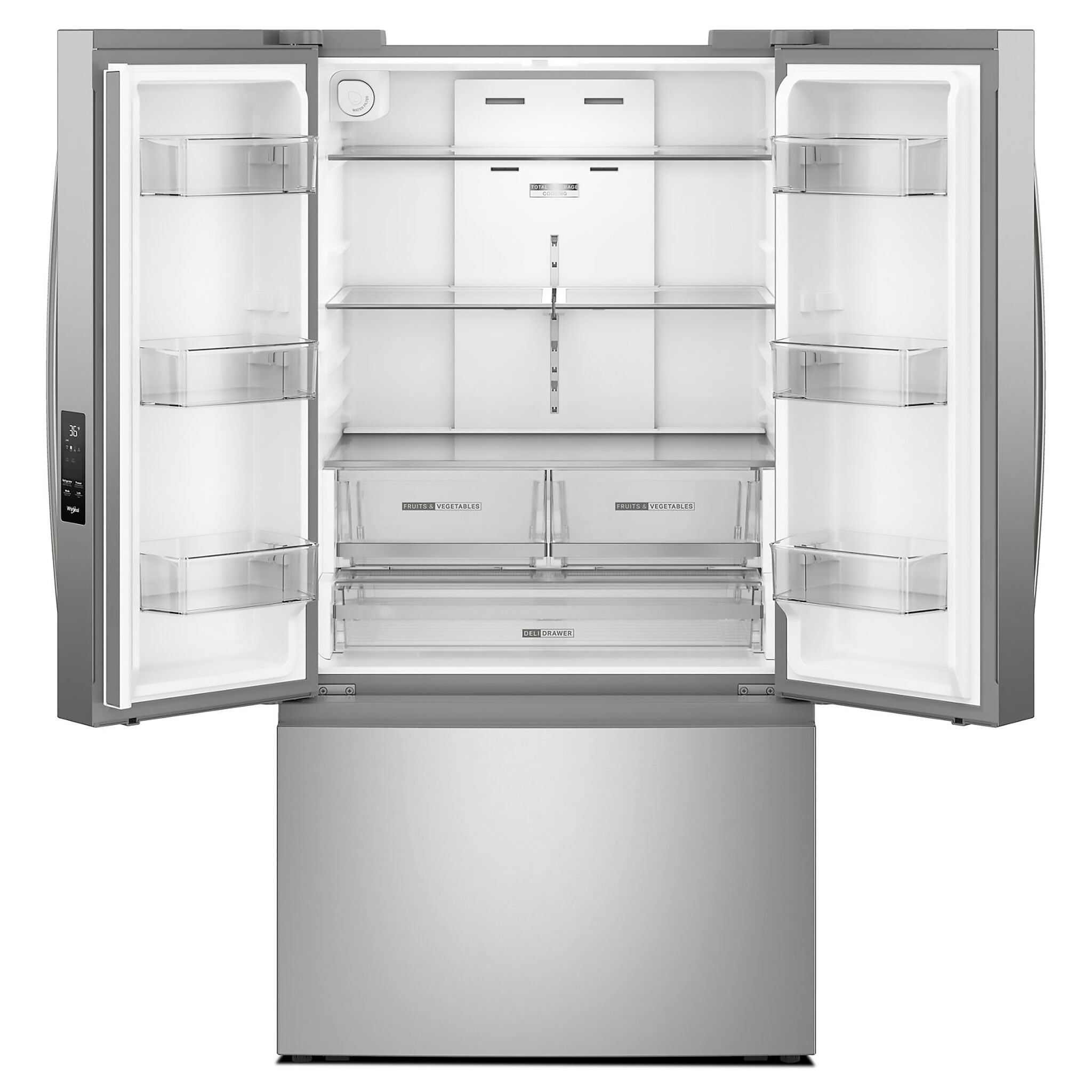 Whirlpool Fingerprint Resistant Stainless Steel Refrigerator (31