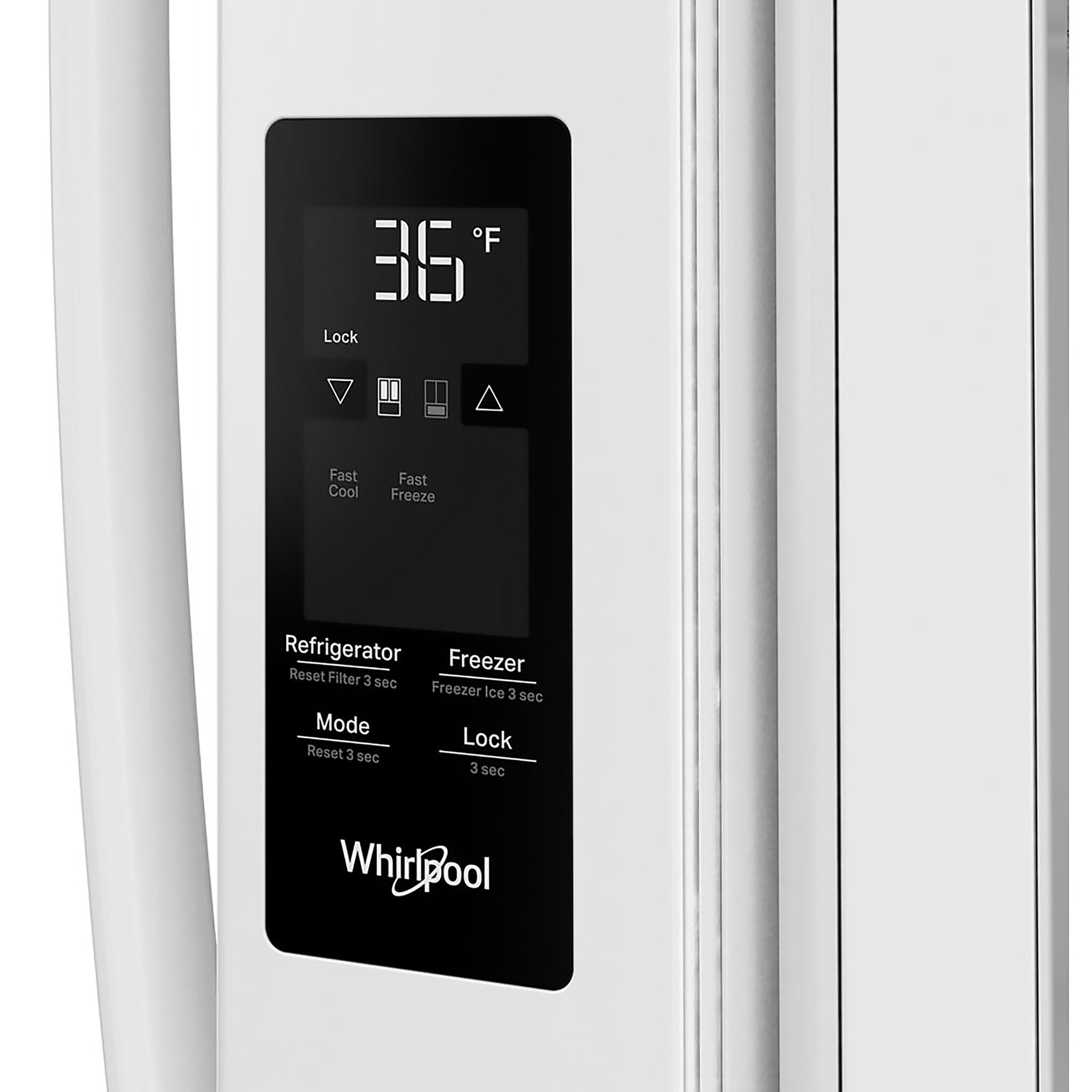 Whirlpool 36" 31 Cu. Ft. White French Door Refrigerator - WRFF3336SW