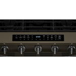 Whirlpool Black-on-Stainless Slide-In Gas Range (5 Cu.Ft.)- WSGS7530RV