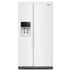 Whirlpool White Counter-Depth Side-by-Side Refrigerator (20.85 Cu. Ft.) - WRSC5536RW