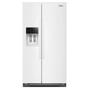 Whirlpool White Side-by-Side Refrigerator (28.7 Cu. Ft.) - WRSF5536RW
