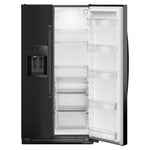 Whirlpool 36" 20.85 Cu. Ft. Black Stainless Counter-Depth Side-by-Side Refrigerator - WRSC5536RV