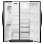 Whirlpool 36" 28.7 Cu. Ft. Black Stainless Side-by-Side Refrigerator - WRSF5536RV