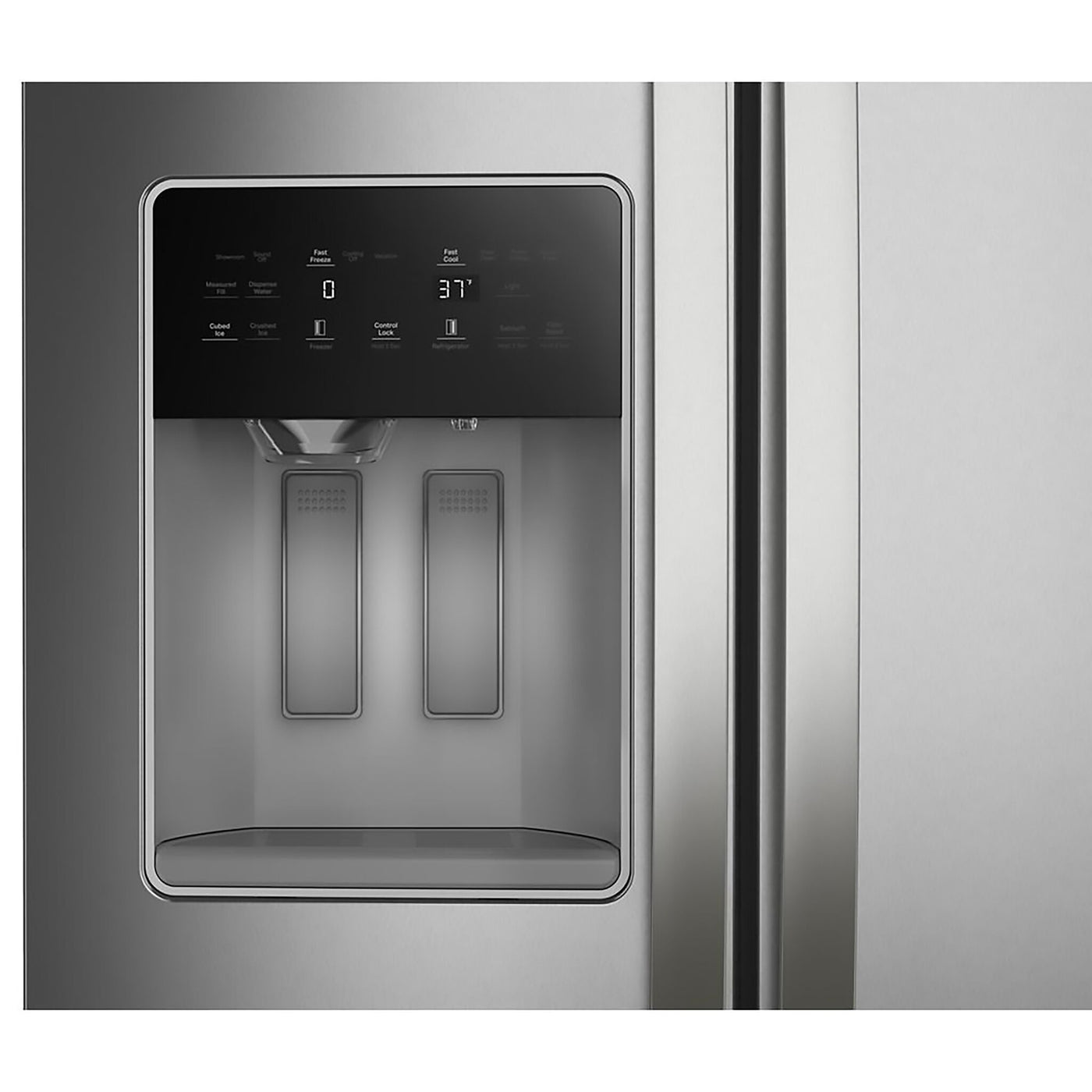 Whirlpool Fingerprint Resistant Stainless Steel Side-by-Side Refrigerator (28.7 Cu. Ft.) - WRSF5536RZ