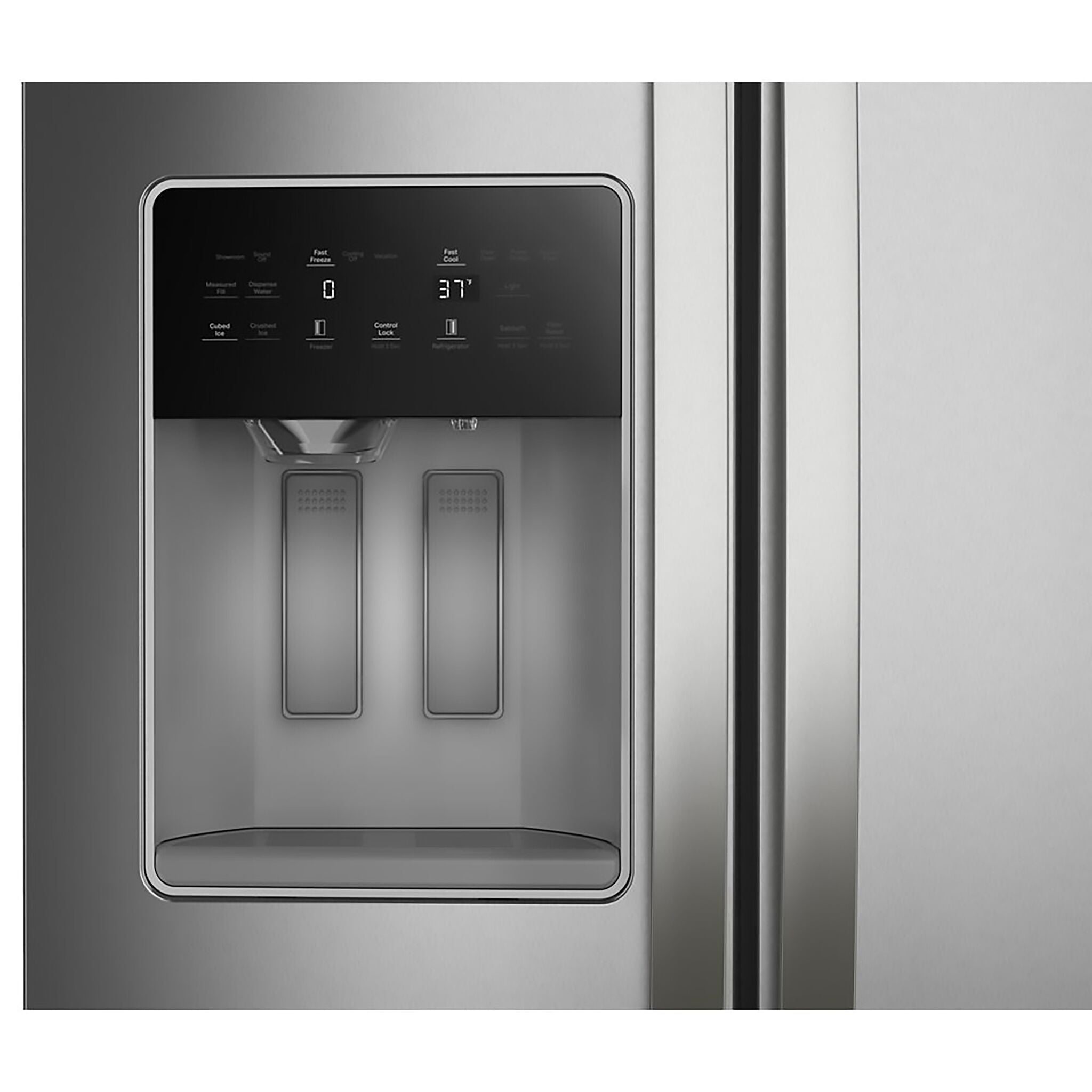 Whirlpool 36" 28.7 Cu. Ft. Fingerprint Resistant Stainless Steel Side-by-Side Refrigerator - WRSF5536RZ