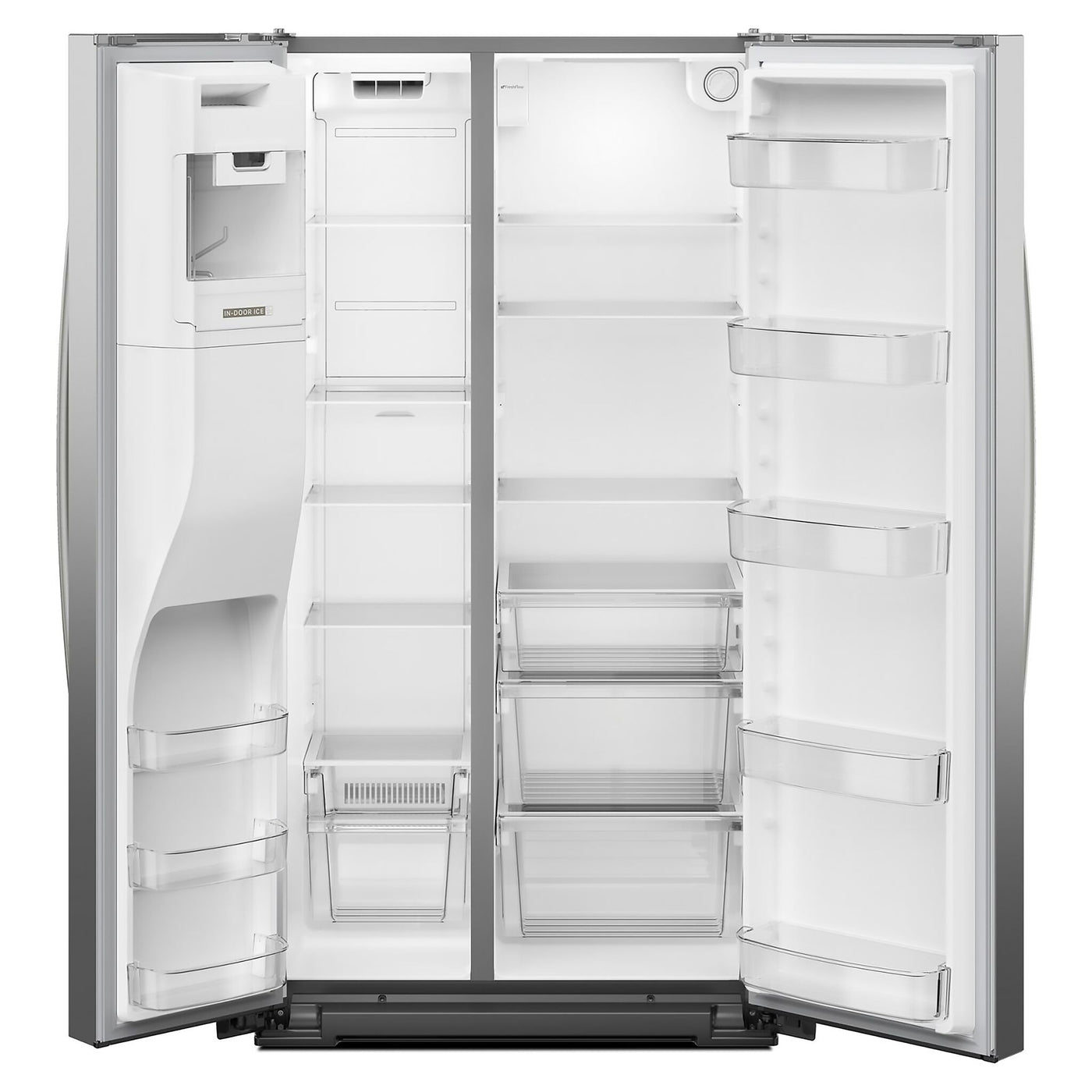 Whirlpool Fingerprint Resistant Stainless Steel Side-by-Side Refrigerator (28.7 Cu. Ft.) - WRSF5536RZ