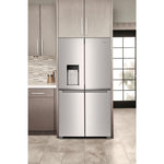 Whirlpool 36" 19.14 Cu. Ft. Fingerprint Resistant Stainless Steel 4-Door French Door Refrigerator - WRQC7836RZ