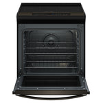 Whirlpool Black on Stainless 30" Induction Range (6.40 Cu Ft) - WSIS5030RV