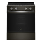 Whirlpool Black-on-Stainless Slide-In Electric Convection Range (5.3 cu.ft.) - YWSES5030SV