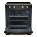 Whirlpool Black-on-Stainless Slide-In Electric Convection Range (5.3 cu.ft.) - YWSES5030SV