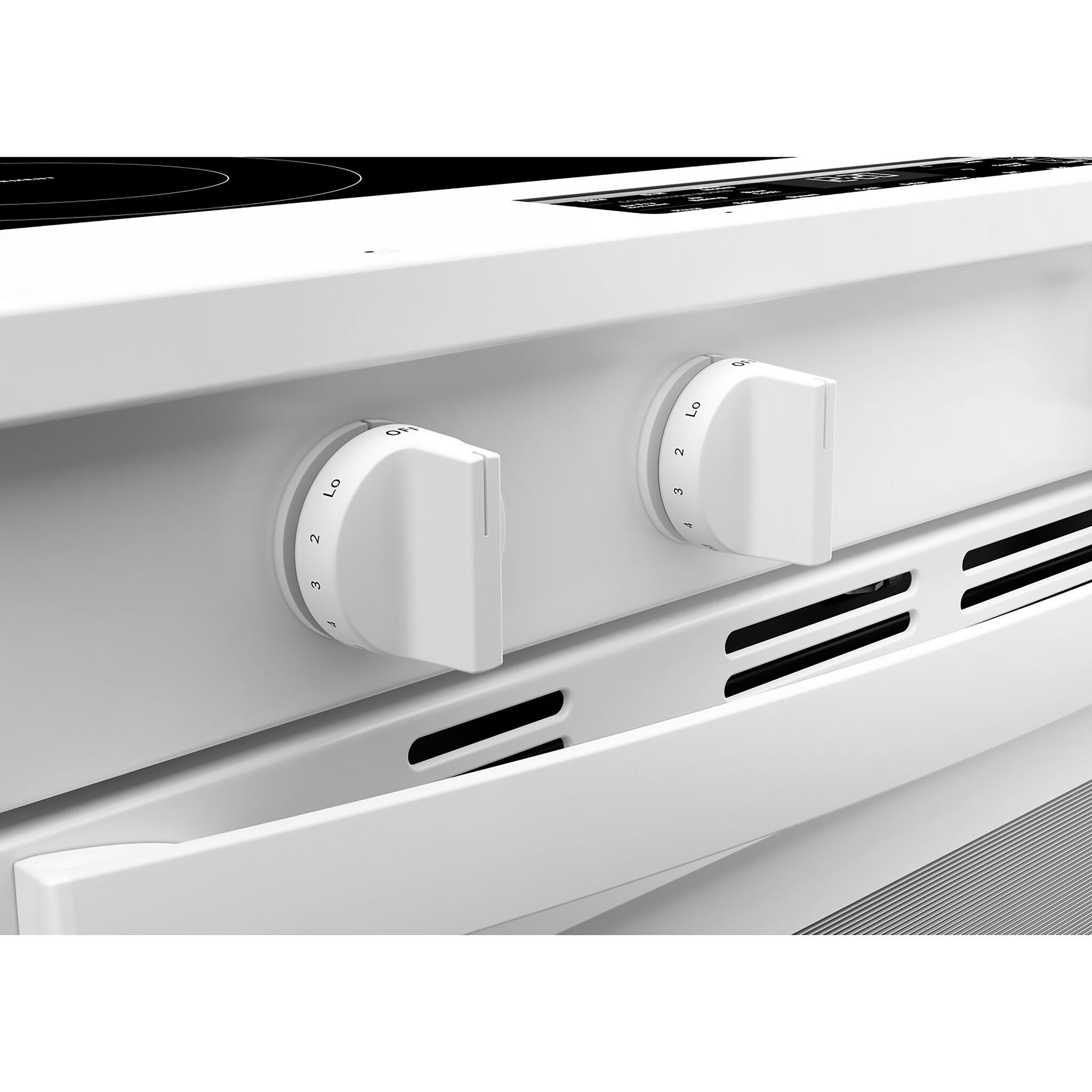 Whirlpool White Slide-In Electric Convection Range (5.3 cu.ft.) - YWSES5030SW