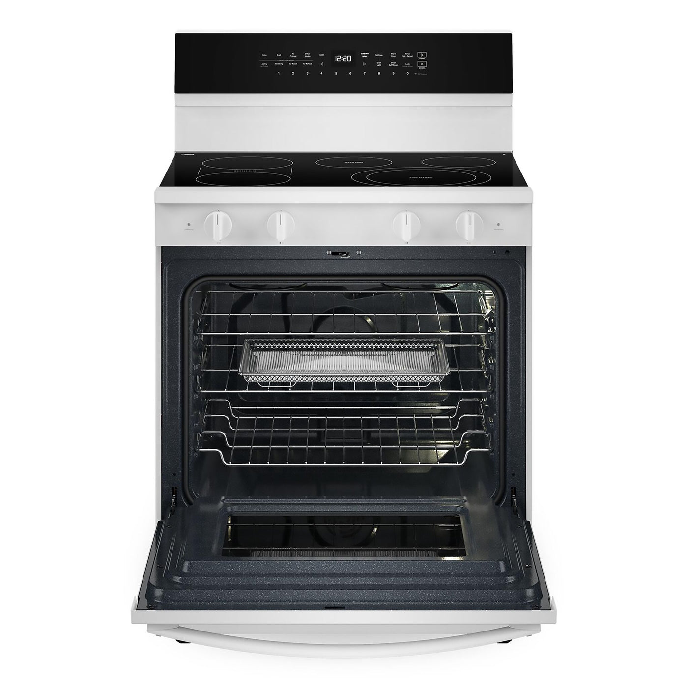 Whirlpool White Freestanding Electric Convection Range (5.3 cu.ft.) - YWFES7030SW