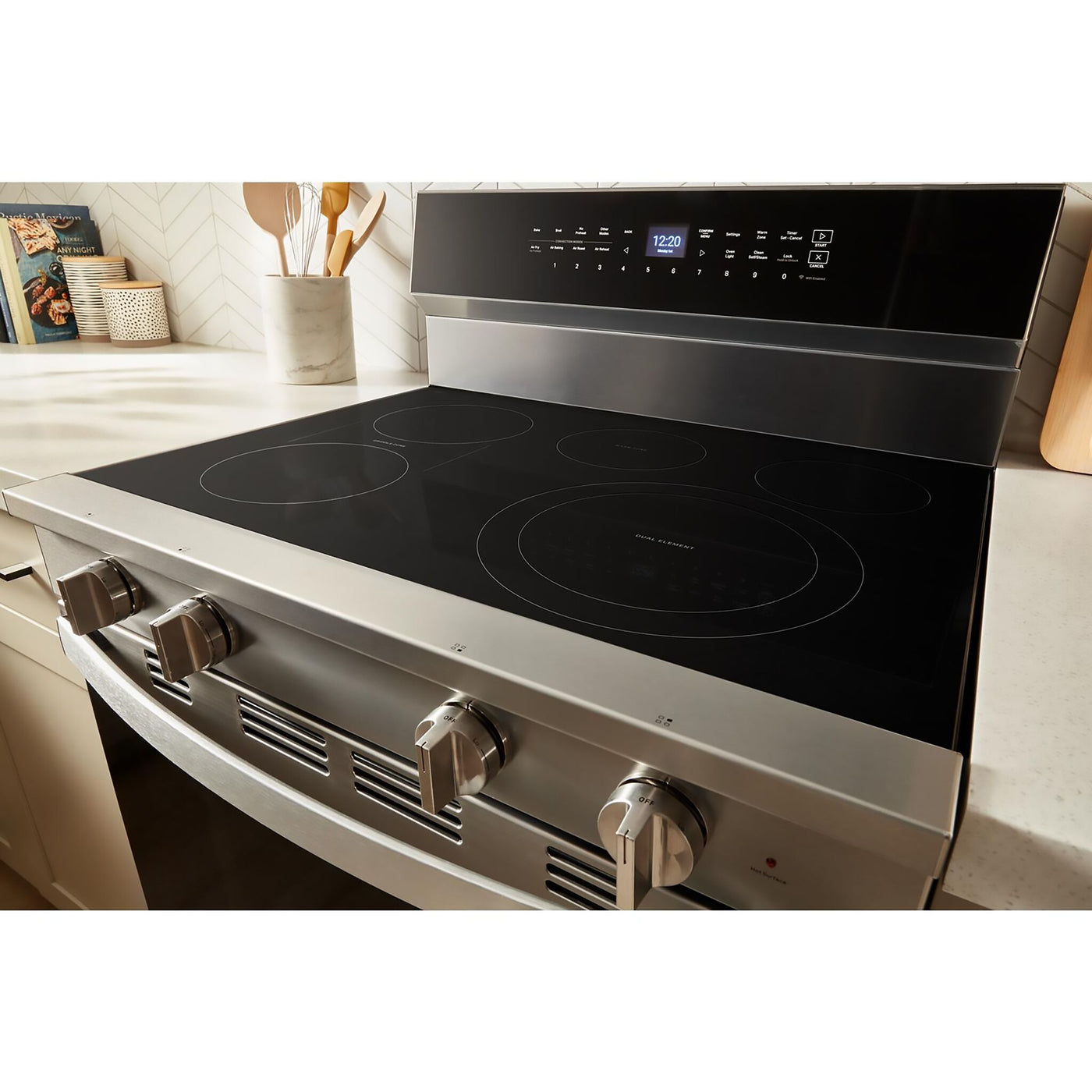 Whirlpool Fingerprint Resistant Stainless Steel Freestanding Electric Convection Range (5.3 cu.ft.) - YWFES7030SZ