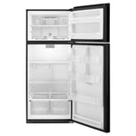 Whirlpool 28" 18 Cu. Ft. Black Top-Freezer Refrigerator - WRT518SZFB
