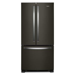 Whirlpool Black Stainless Steel French Door Refrigerator (22.1 Cu Ft) - WRFF5333PV