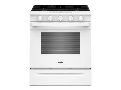 Whirlpool White Slide-In Gas Convection Range (5 cu.ft.) - WSGS5030SW