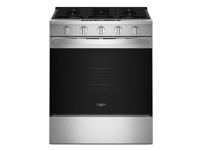 Whirlpool Fingerprint Resistant Stainless Steel Slide-In Gas Convection Range - WSGS5030SZ