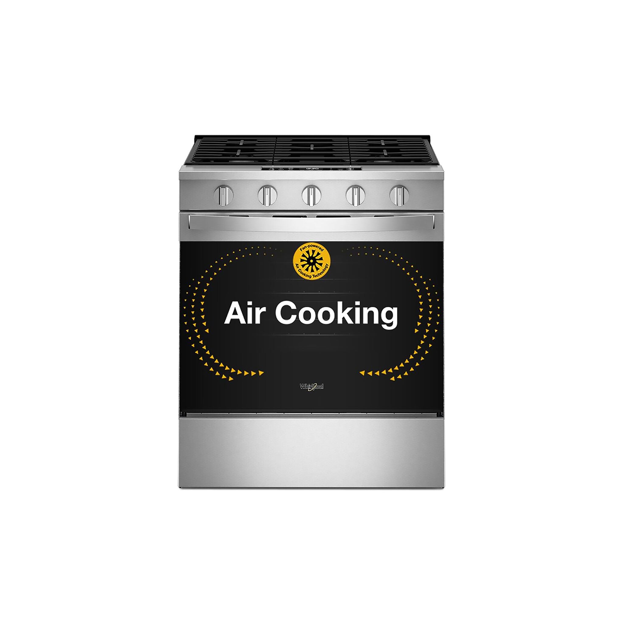 Whirlpool Fingerprint Resistant Stainless Steel Slide-In Gas Convection Range - WSGS5030SZ--