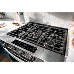 Whirlpool Fingerprint Resistant Stainless Steel Slide-In Gas Convection Range - WSGS5030SZ