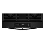 Whirlpool Black-on-Stainless Slide-In Gas Convection Range (5 cu.ft.) - WSGS5030SV