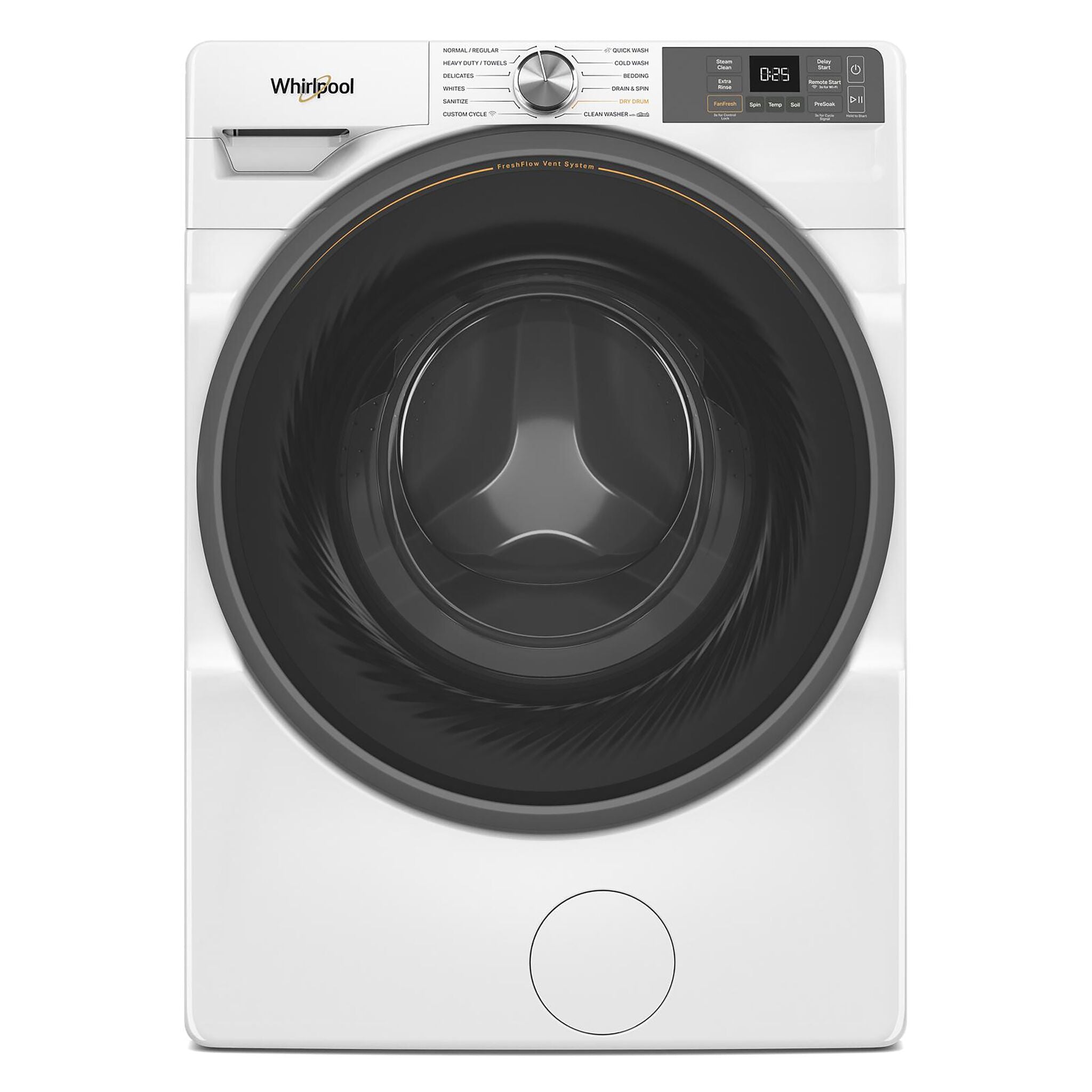 Whirlpool White Front-Load Washer (5.2 Cu.Ft.) - WFW5720RW | Leon's