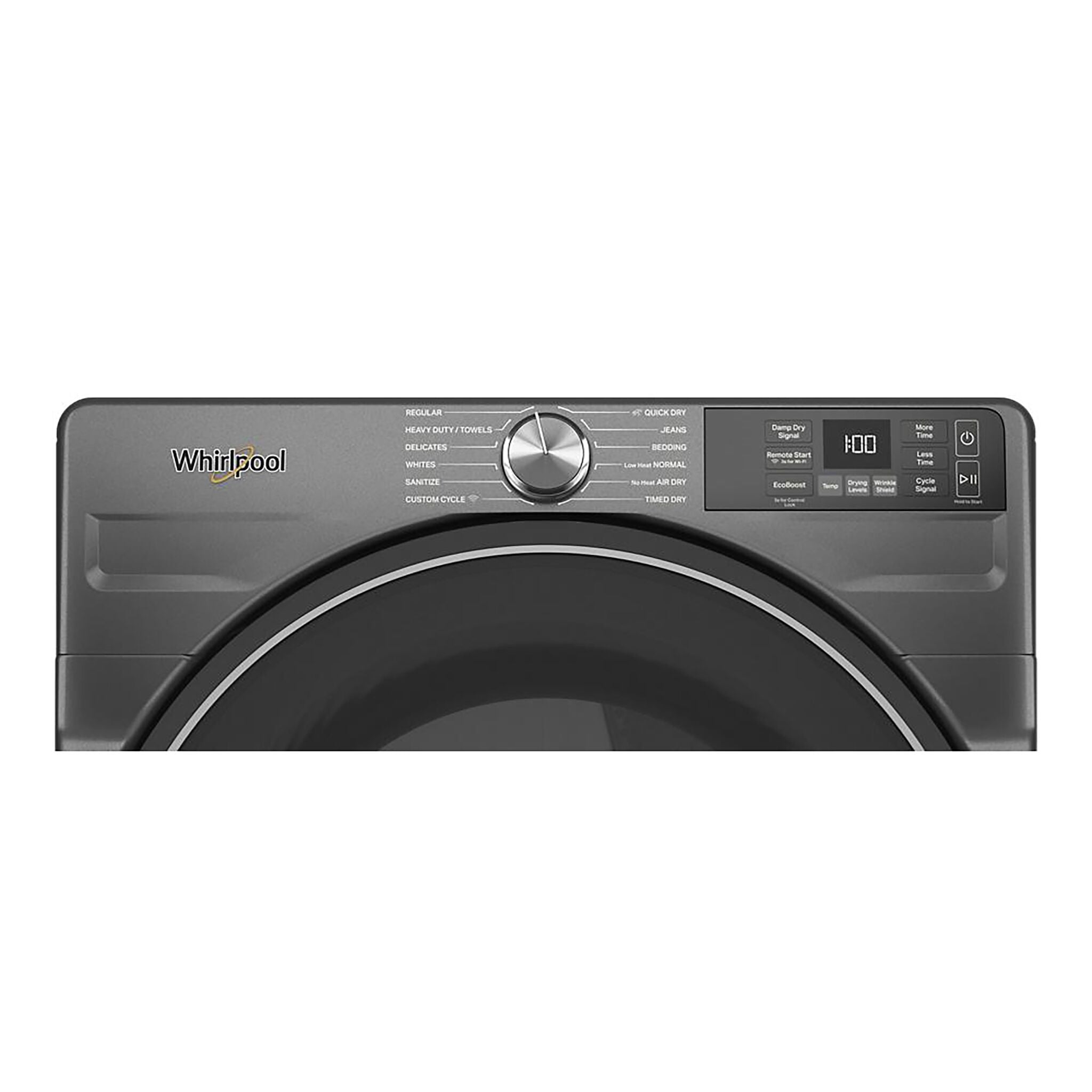 Whirlpool Volcano Black Gas Dryer with Wrinkle Shield™ (7.4 Cu.Ft.) - WGD5720RU