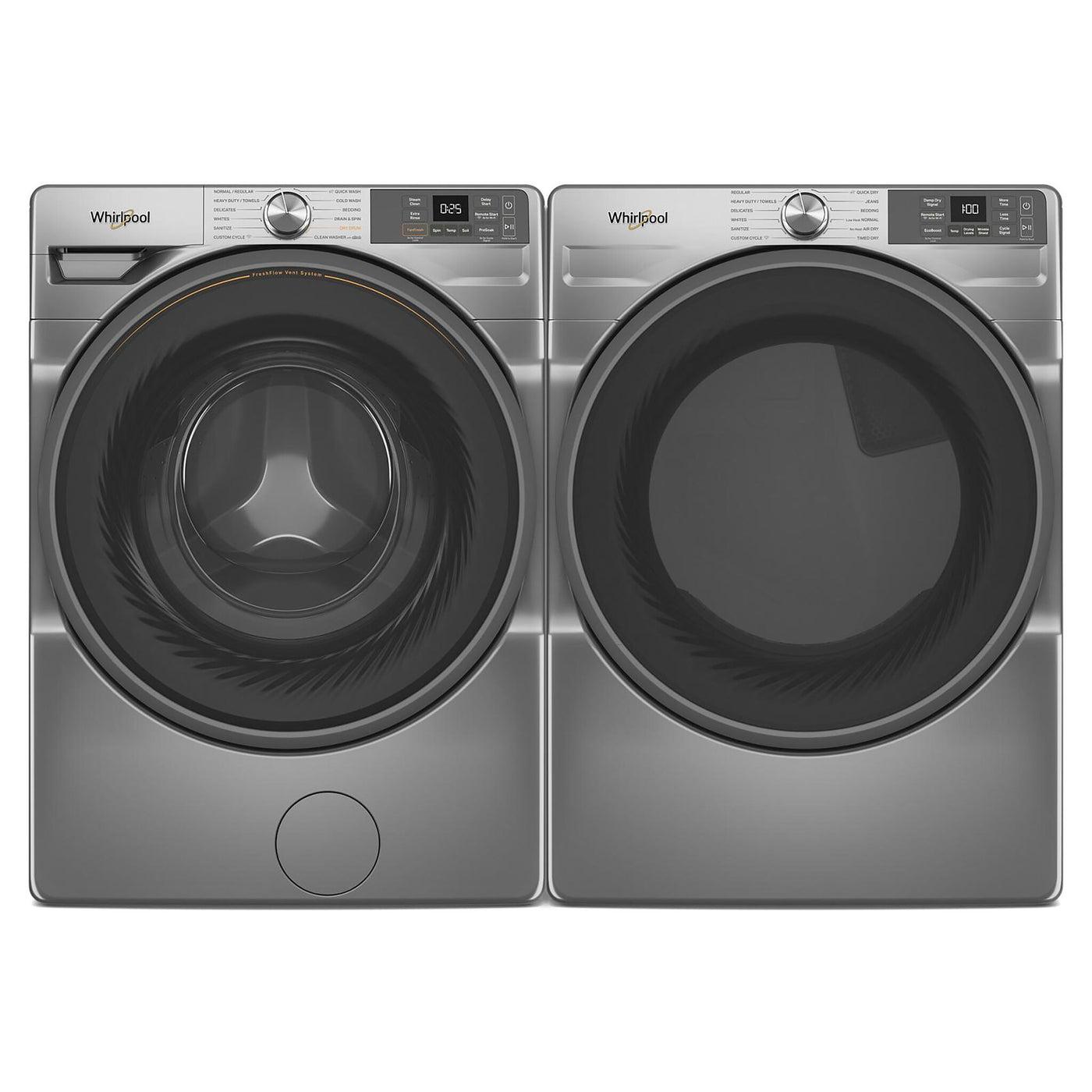 Whirlpool Radiant Silver Gas Dryer (7.4 Cu.Ft.) - WGD6720RR