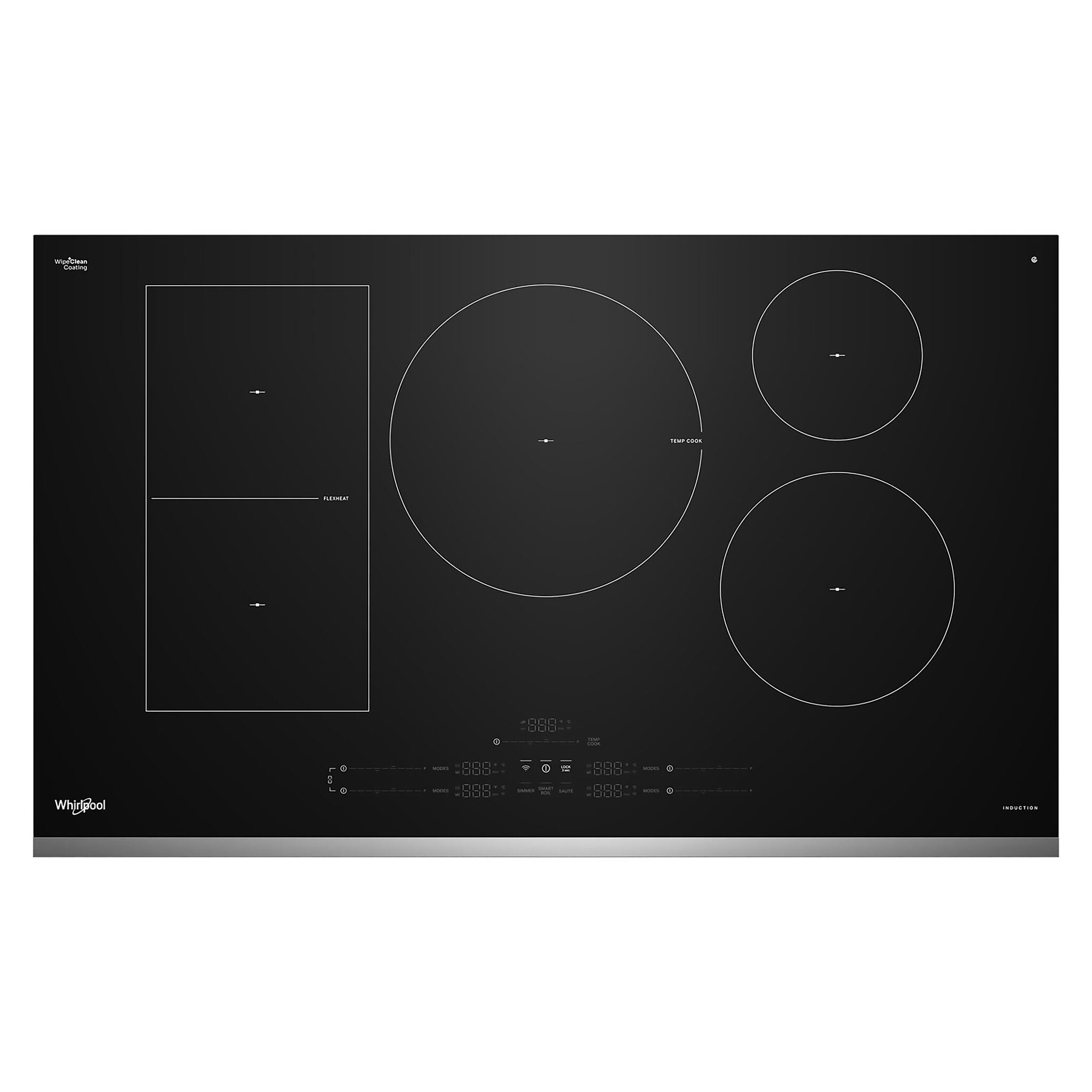 Whirlpool Stainless Steel 36" Induction Cooktop - WCIT7536SS