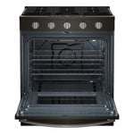 Whirlpool Black-on-Stainless Slide-In Gas Convection Range (5 cu.ft.) - WSGS5030SV