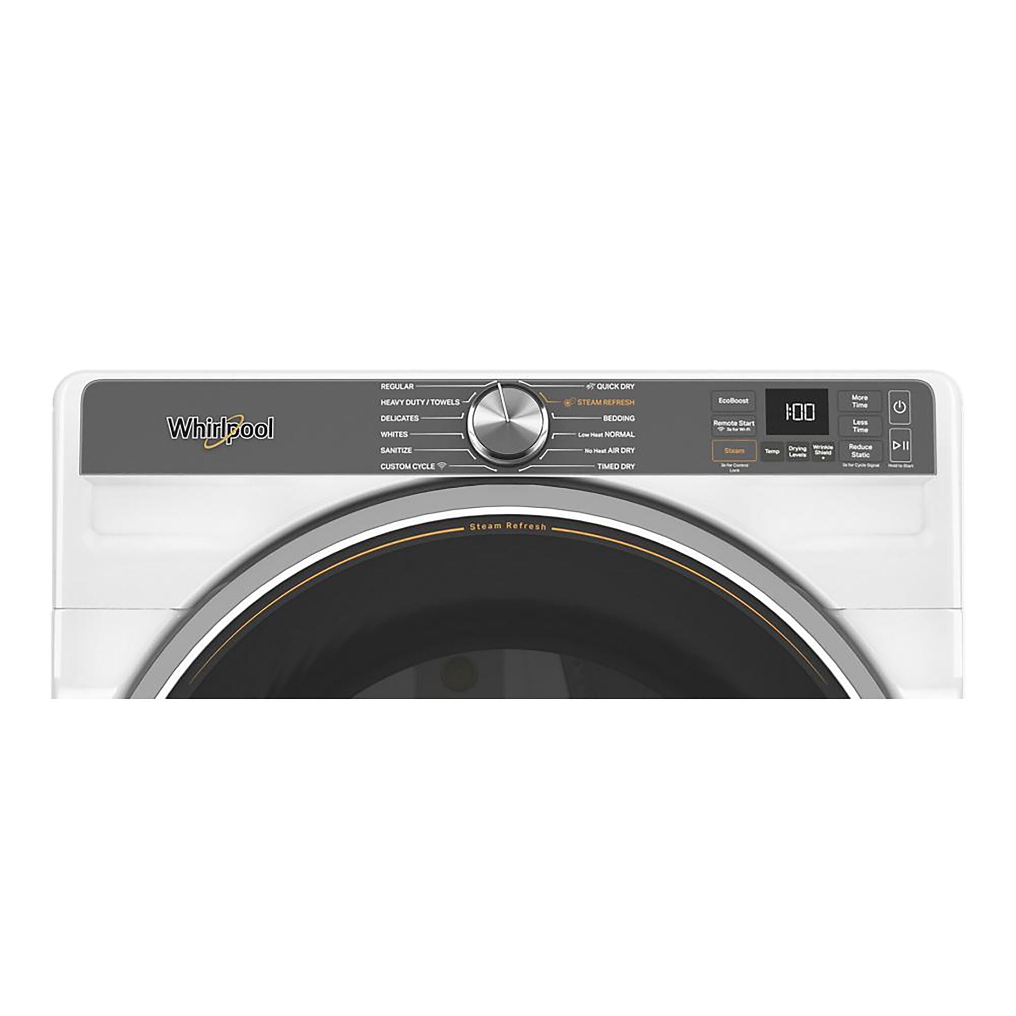 Whirlpool White Gas Dryer with Wrinkle Shield™ (7.4 Cu.Ft.) - WGD6720RW
