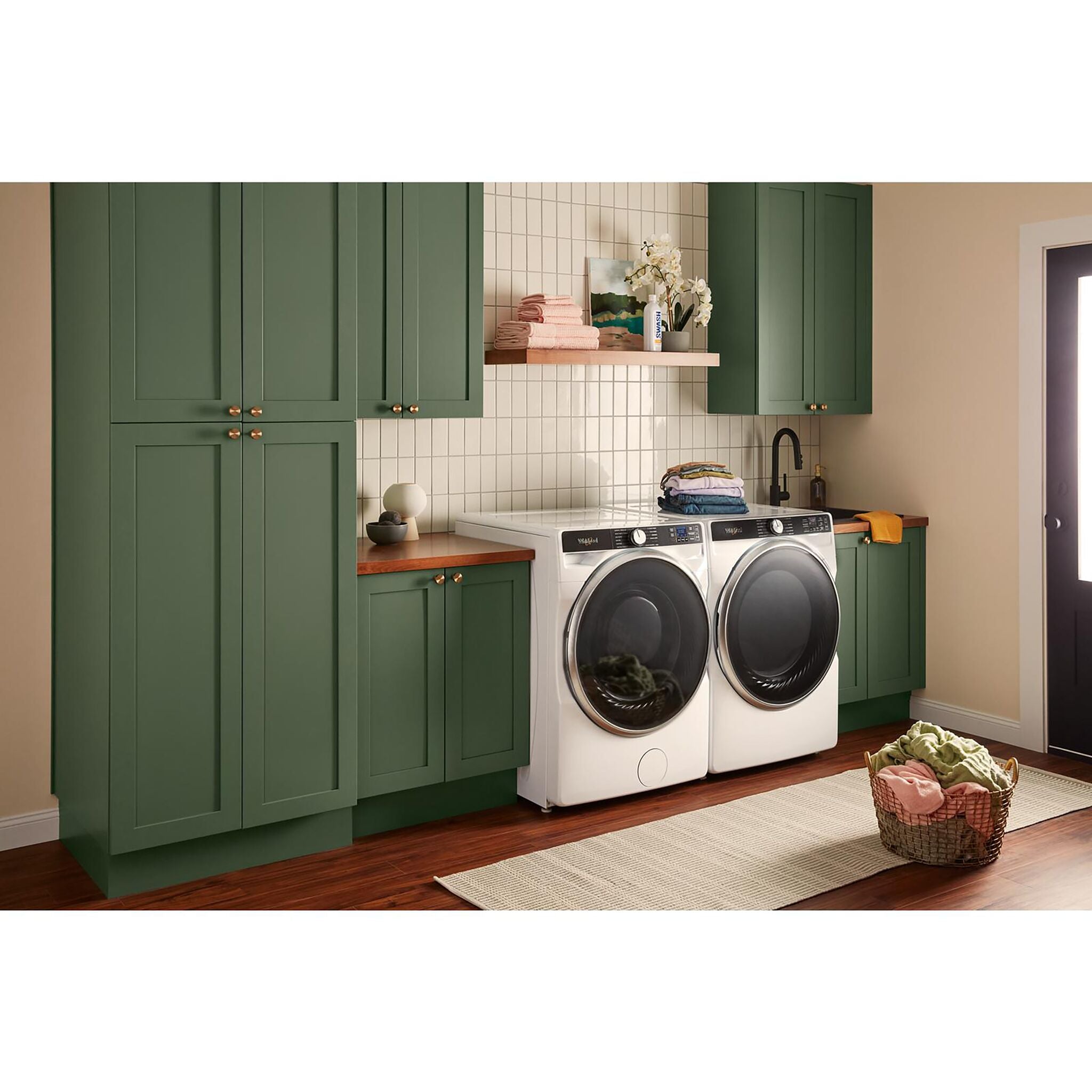 Whirlpool White Gas Dryer with Wrinkle Shield™ (7.4 Cu.Ft.) - WGD6720RW