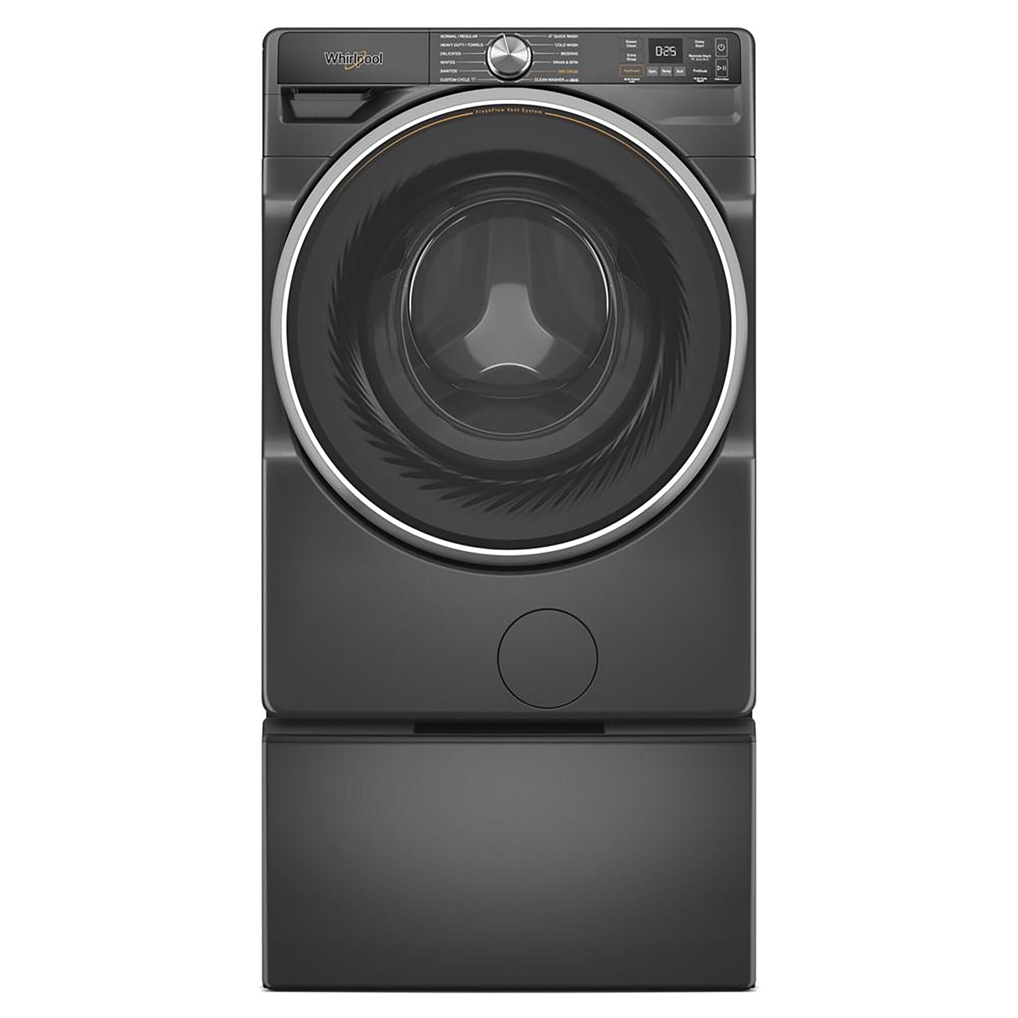 Whirlpool Volcano Black Front-Load Washer with FreshFlow™ Vent System (5.8 Cu.Ft.) - WFW6720RU