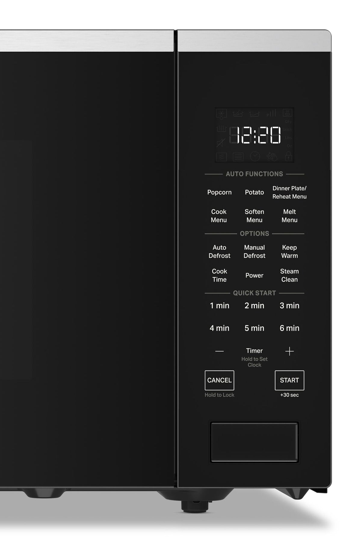 Whirlpool Black Countertop Sensor Cooking Microwave (1.60 Cu Ft) - YWMCS7022PB