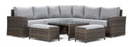 Whispering Pine 3 - Piece Outdoor Sectional - Dark Grey