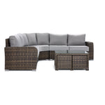 Whispering Pine 3 - Piece Outdoor Sectional - Dark Grey