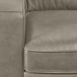 Wilmington Leather Sofa, Loveseat and Chair Set - Light Grey