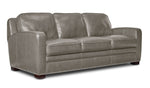 Wilmington Leather Sofa - Light Grey