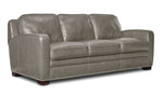 Wilmington Leather Sofa and Chair Set - Light Grey