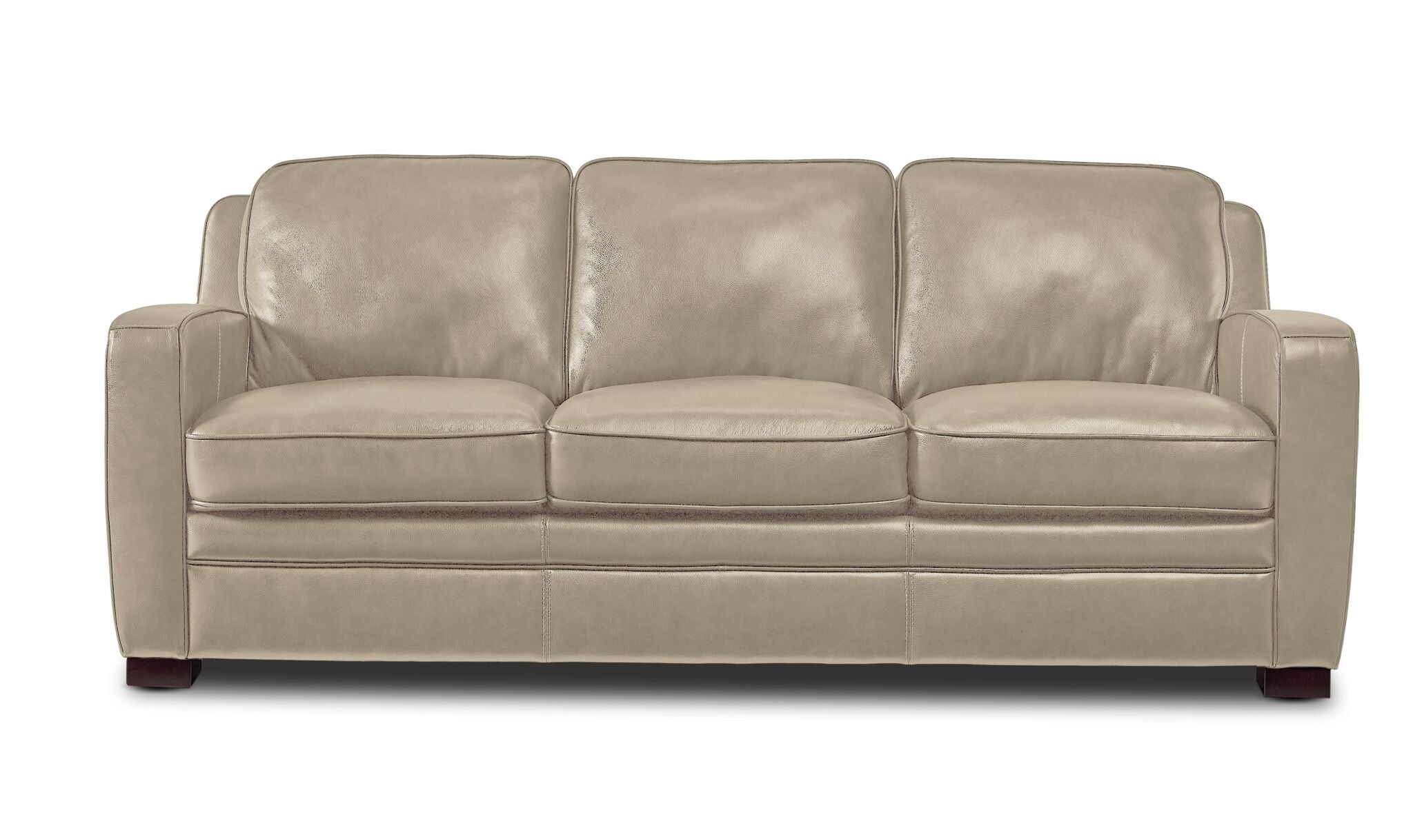 Wilmington Leather Sofa - Ivory