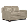 Wilmington Leather Loveseat - Ivory
