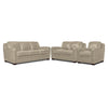 Wilmington Leather Sofa, Loveseat and Chair Set - Ivory