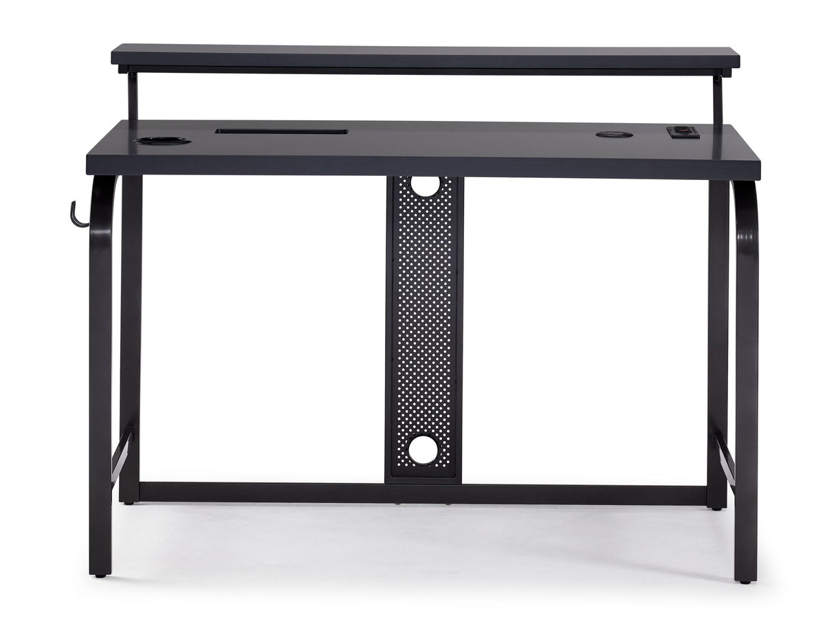 Zander II Gaming Computer Desk Grey Leon's