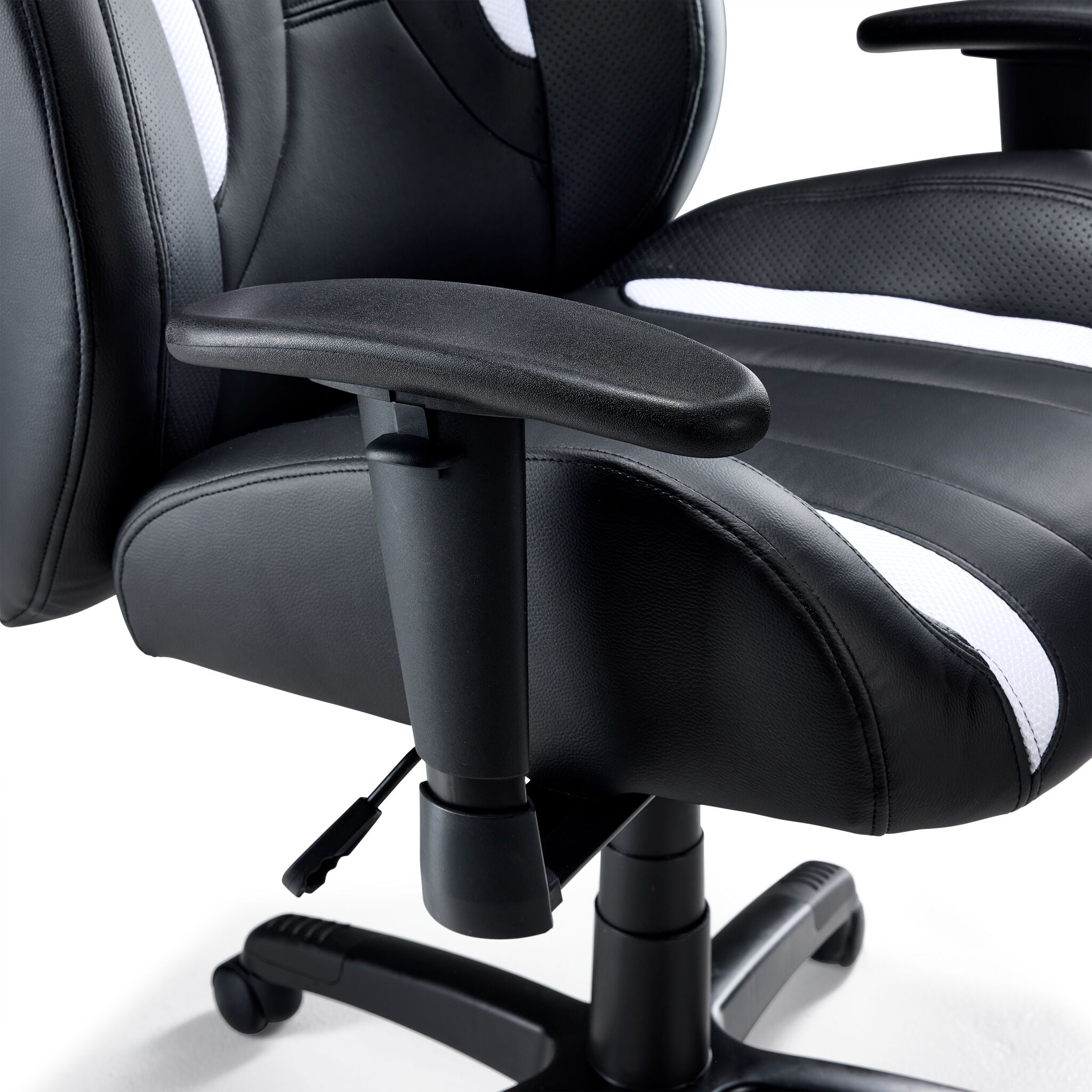 Zane Office Chair - Black, White | Leon's