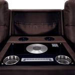 In Harmony - Zeppelin Power Reclining Sofa and Loveseat Set - Brown