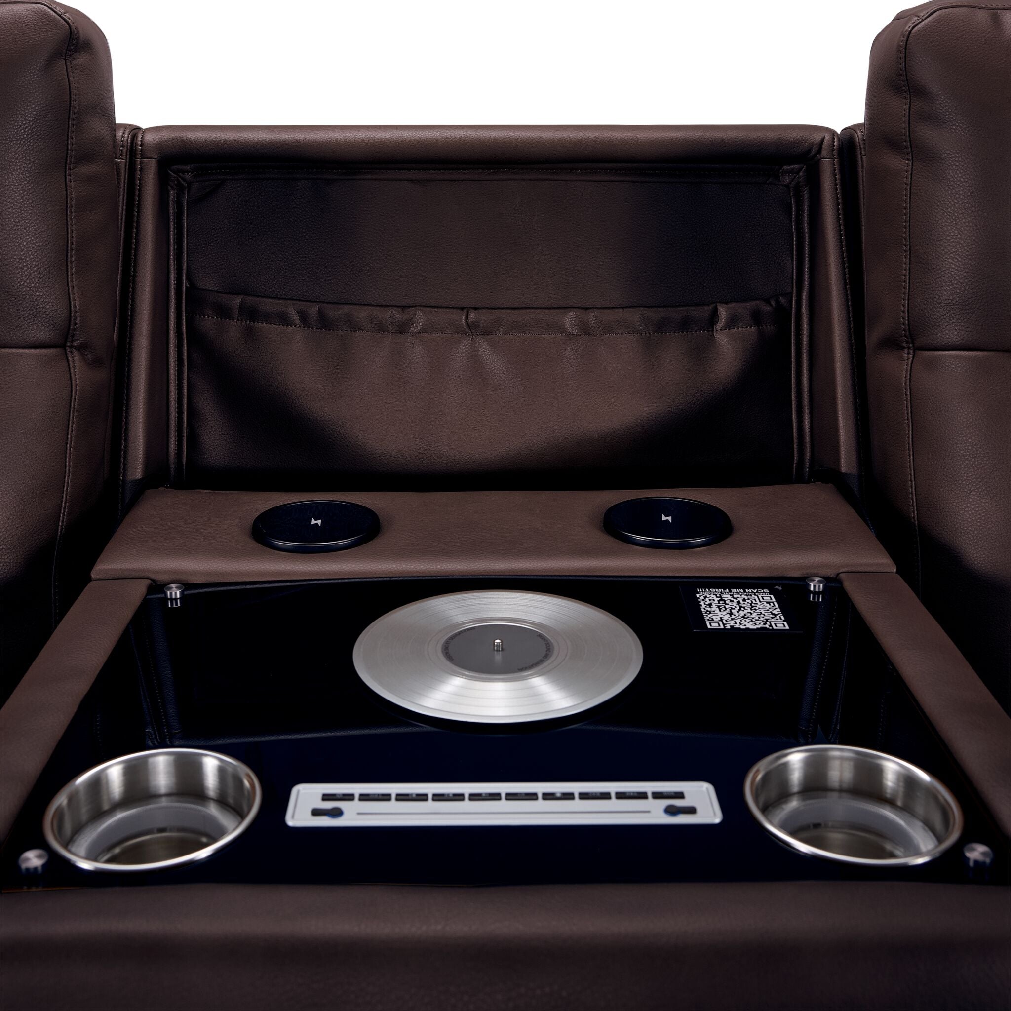 In Harmony - Zeppelin Power Reclining Sofa and Loveseat Set - Brown