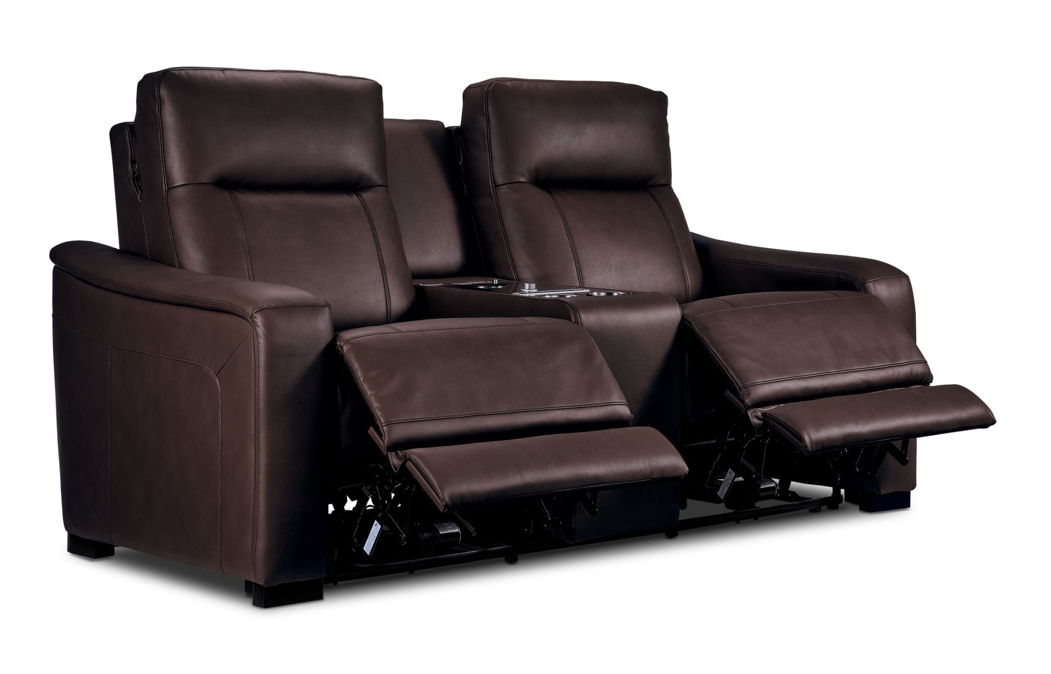 In Harmony - Zeppelin Power Reclining Loveseat - Brown