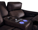 In Harmony - Zeppelin Power Reclining Sofa and Loveseat Set - Brown