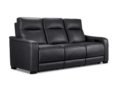 In Harmony - Zeppelin Power Reclining Sofa - Dark Grey